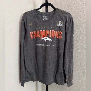 Nike Denver Broncos Super Bowl Champions Long Sleeve Shirt